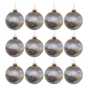 Neutral Glass Ball Ornaments – Modern Holiday Decoration Set