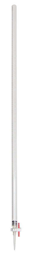 Research Acrylic Burette 32.25" H With PTFE Interchangeable Stopcock 100 mL by GSC International Inc.