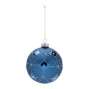 Hanging Ball Ornament Glittered