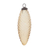 Christmas Vintage Style Pine Cone Ornament Glass 6 Inch Height Set of 12 by Melrose