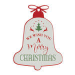 Merry Christmas Bell Sign Iron 9.75 Inch Wall Decor by Melrose