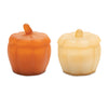 Pumpkin Chai Seasonal Glass Candle Set of 2 4"H by Melrose