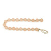 Frosted Glass Bead Holiday Garland Set – Pink and Beige