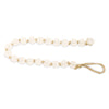 White Frosted Glass Bead Garland Set – Minimal Decor