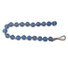 Blue Frosted Glass Bead Garland Set – Farmhouse Holiday Decor