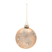 Christmas Floral Champagne Glass Ornaments Set of 12 3.5