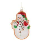 Glittered Santa and Snowman Ornaments – Indoor Christmas Decor