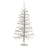 Silver Tinsel Christmas Trees – Set of 2 Indoor Decor
