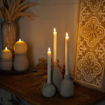 Glam Style Flameless Taper Candles Tapered Design