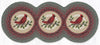 Holly Cardinal Tri Circle Table Runner – 15" x 36"