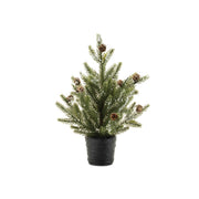 Farmhouse Style Mini Christmas Trees for Indoor Display