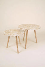 set of 2 accent tables