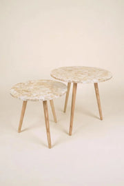 set of 2 accent tables