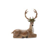 Holiday Deer Figurines Set of 2 with Holly Accents