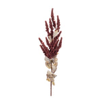 Fall Clustered Berry Stem (Set of 6) – 38"H Red Plastic Autumn Floral Decor by Melrose