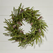 Christmas Pinecone Holiday Wreath 24