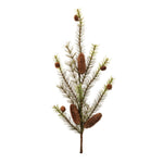 Pine and Pinecone Spray Set of 6 Artificial Christmas Greenery 32" H by Melrose