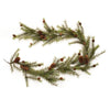 Rustic pine garland with natural pinecones indoor decor