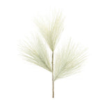 Artificial Long Needle Pine Spray Set of 6 - 29" H Glittered Indoor Holiday Greenery by Melrose