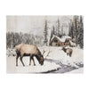 Rustic woodland reindeer lodge wall decor farmhouse style