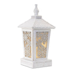 White LED Wooden Lantern 16.75" H Traditional Christmas Decor by Melrose