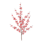 Ilex Berry Stems Set of 4 for Christmas Decor