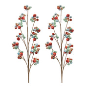 Sleigh Bell Spray Set of 2 for Christmas Decor