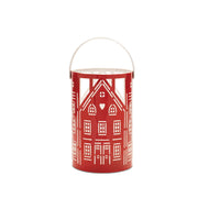 Farmhouse Metal House Christmas Lanterns