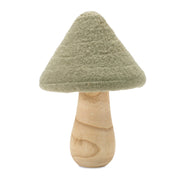 Glittered Mushroom Holiday Tabletop Decor