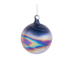 Blue and Purple Glass Ornaments