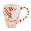 Santa Coffee Mug Set of 2 – Christmas Holiday Kitchen Cups by Melrose