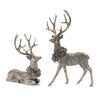 Christmas Deer with Wreath Set