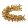 Gold Metallic Pine Garland – 62" Height – Wired Christmas Garland by Melrose
