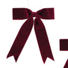 Christmas Ornament Bow Polyester 13"H Hanging Decor Set of 2 by Melrose