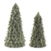 Christmas Indoor Fabric Tree Form 15.5"H and 19.5"H Set of 2 by Melrose