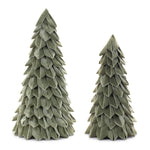 Christmas Decorative Tree Form Indoor 15.5"H 19.5"H Set of 2 by Melrose