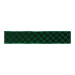 Checkered Texture Wired Ribbon (Set of 2) – 2.5" x 5 Yds Green Polyester Holiday Craft Ribbon by Melrose