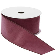 2.5 Inch Red Wired Ribbon for Wreaths