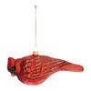 Glittered Glass Cardinal Ornament Set of 6