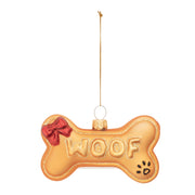 Woof Dog Ornament Holiday Tree Decor