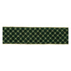 Emerald Green and Gold Wired Ribbon Holiday Decor