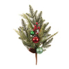 Pine Ornament Sprays Set of 2 for Holiday Decorating