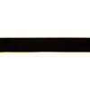 Black and Gold Wired Ribbon Set for Holiday Crafting