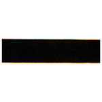 Black and Gold Wired Polyester Ribbon 4" x 10 Yards Holiday and Craft Decor By Melrose
