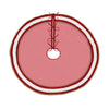 Peppermint Stripe Tree Skirt for Holiday Christmas Trees