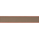 Gift Wrapping Ribbon Set of 2 Plaid Wired Polyester 2.5" W by Melrose