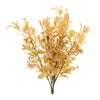 Faux fall leaves bush with wired stems for shaping