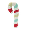 Plush Holiday Candy Cane Decorations – Set of 2 Red, Green & White