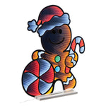 Gingerbread Man Ekkolight 29.5"H Acrylic LED Christmas Decor by Melrose
