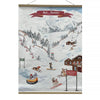 Ski Dogs Holiday Banner Canvas MDF Wall Decor